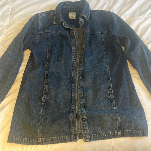 Women's 90s Barn Denim Jacket 100% Cotton M - Picture 3 of 3